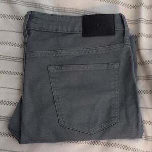 Express Men's Slim Fitting Slate Grey Jeans 34x32